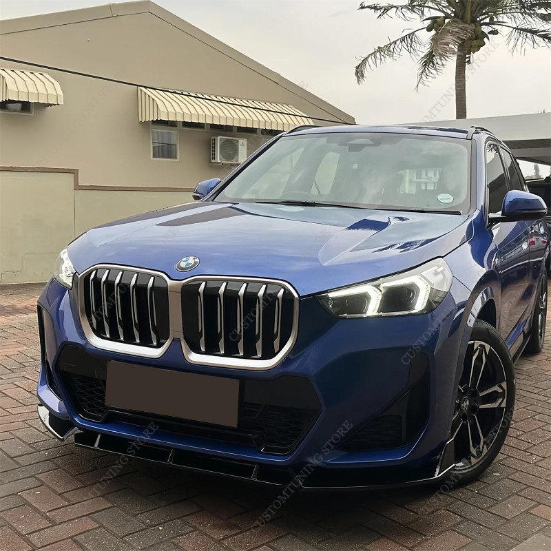 For Bmw X1 iX1 U11 M Pack MP Style Front Bumper Splitter Lip Spoiler Diffuser 25i 20i 23i ix1 M Spo