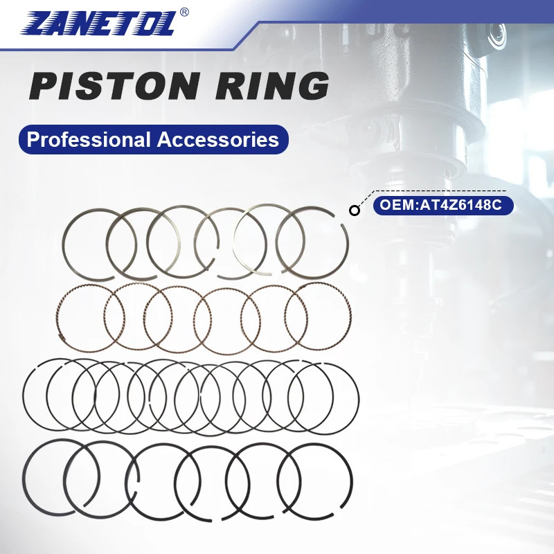 ZANETOL Piston Ring for FORD EDGE 2007~2018 for LINCOLN MKS 2010~2016 AT4Z6148C AT4Z148C E1015KC50M