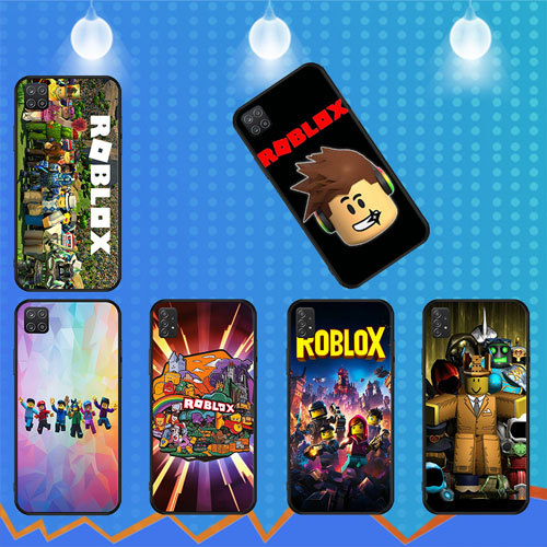 นุ่มสีดํา Huawei Y5P Y6P Y7A Y8P Y9A Y6 Y6 Prime roblox เคสโทรศัพท์