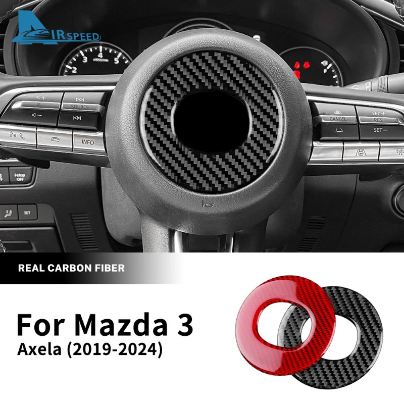 Real Soft Carbon Fiber Sticker For Mazda 3 Axela BP 2019-2025/CX-30 2020-2025/CX-50 2022-2025 Car S
