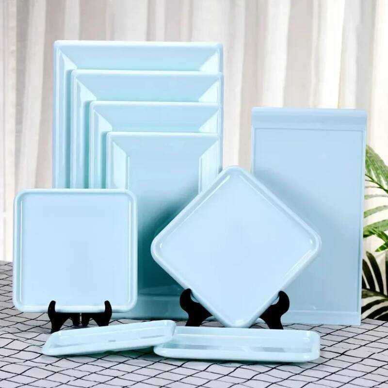 C Durable Melamine Hotel Tableware Set - Dinner Plates, Sushi & Sashimi Plates, Dessert Bowls, Frui