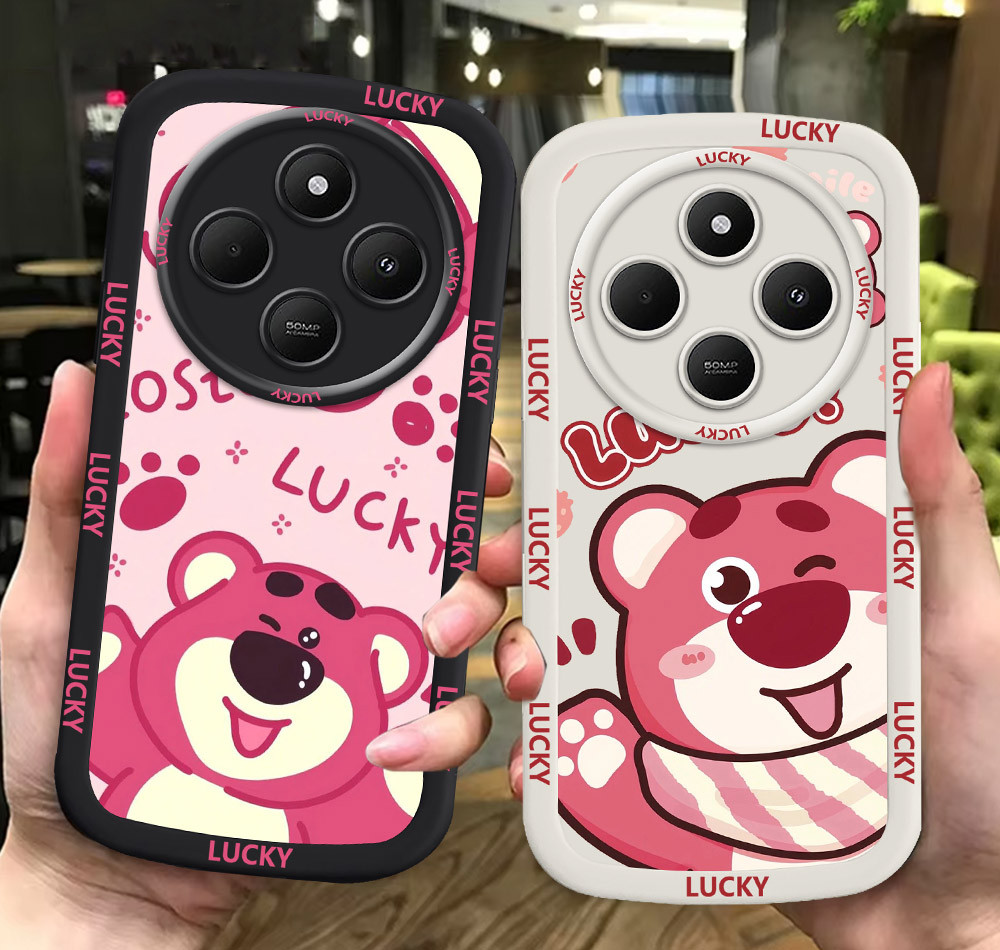 G17 Lotso ขาวดำเคสโทรศัพท์หรับ Xiaomi Redmi POCO 14C C65 C75 C55 ปก