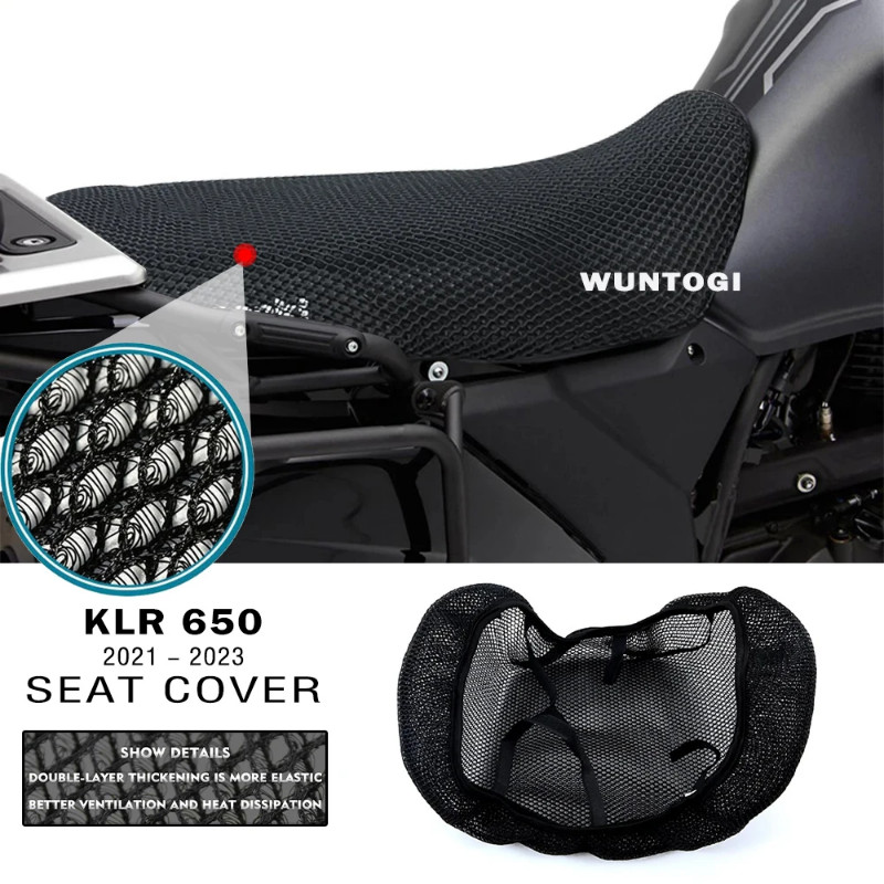 Motorcycle Seat Cover for Kawasaki KLR 650 KLR650 2021 2022 2023 Seat Protect Cover KLR650 Seat Cov