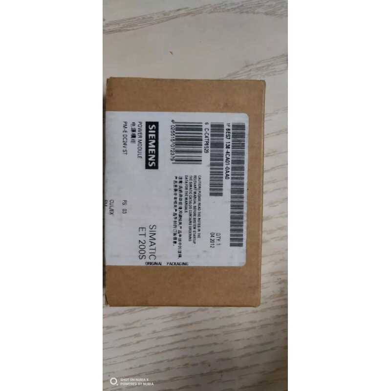 6ES7138-4CA01-0AA0 Siemens ET200SPM-E โมดูล 6ES7138-4CA01-OAAO
