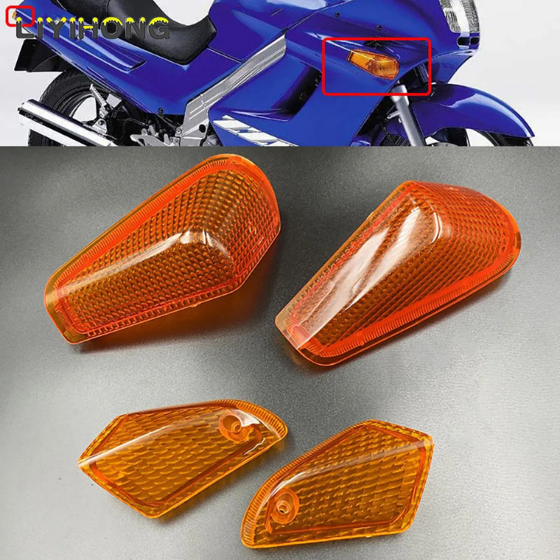 Front Turn Signal Light Lens For KAWASAKI ZZ-R 250 1990-2007 ZX-10 1988-1990 Motorcycle Accessories