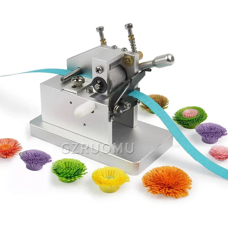 ZY21 Paper Quilling Tassel Machine Diy Manual Quilling Tools 3D Handmade Color Paper Cutting Tassel