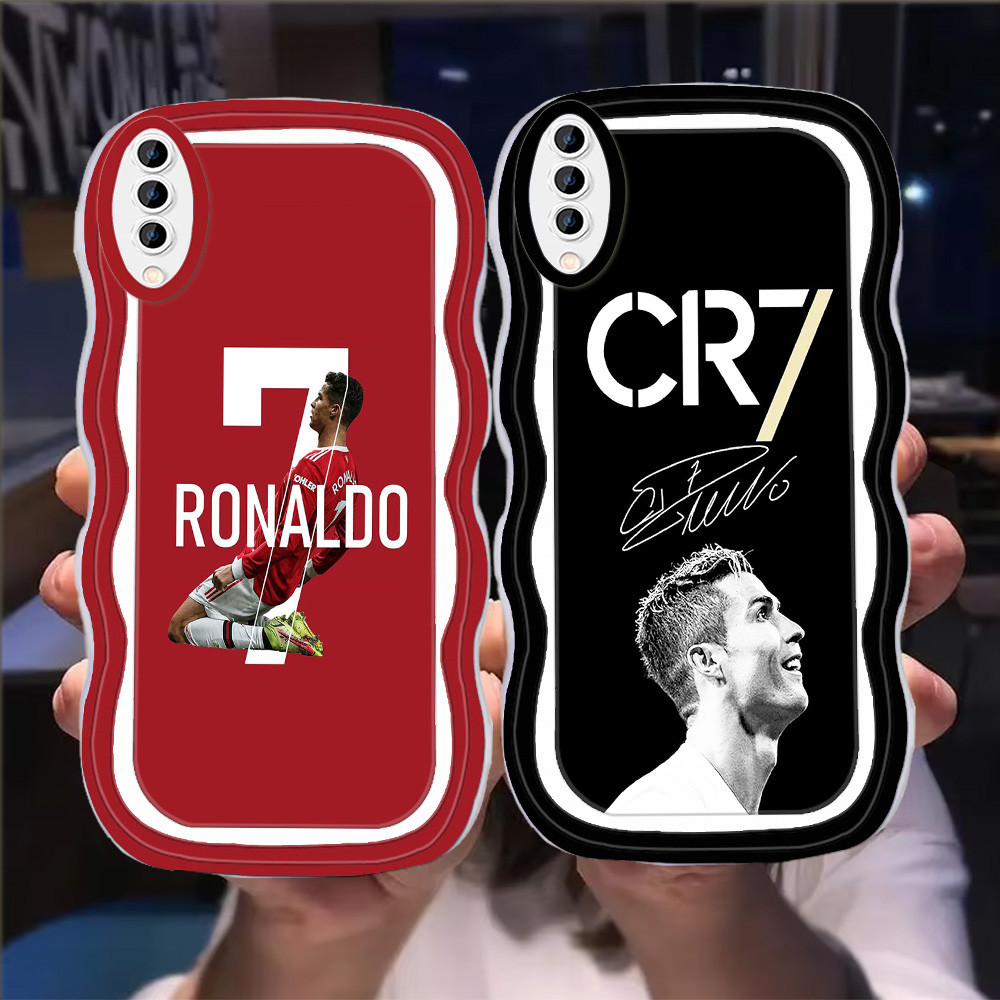 S-6 CR7 Ronaldo สําหรับ Samsung A30S A50 A02 A30 M02 A50S A02S A7 2018 TPU โปร่งใส