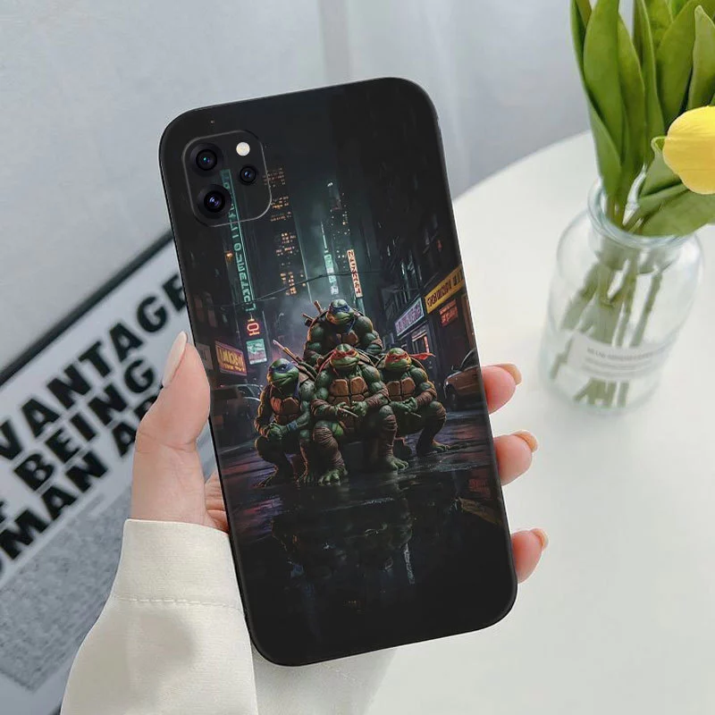 เคส TPU ลายเต่านินจา สำหรับ OPPO F5 A73 F7 F9 F11 F17 F25 F19 Pro Plus A7X A9 A74 F27 thumbnail 10