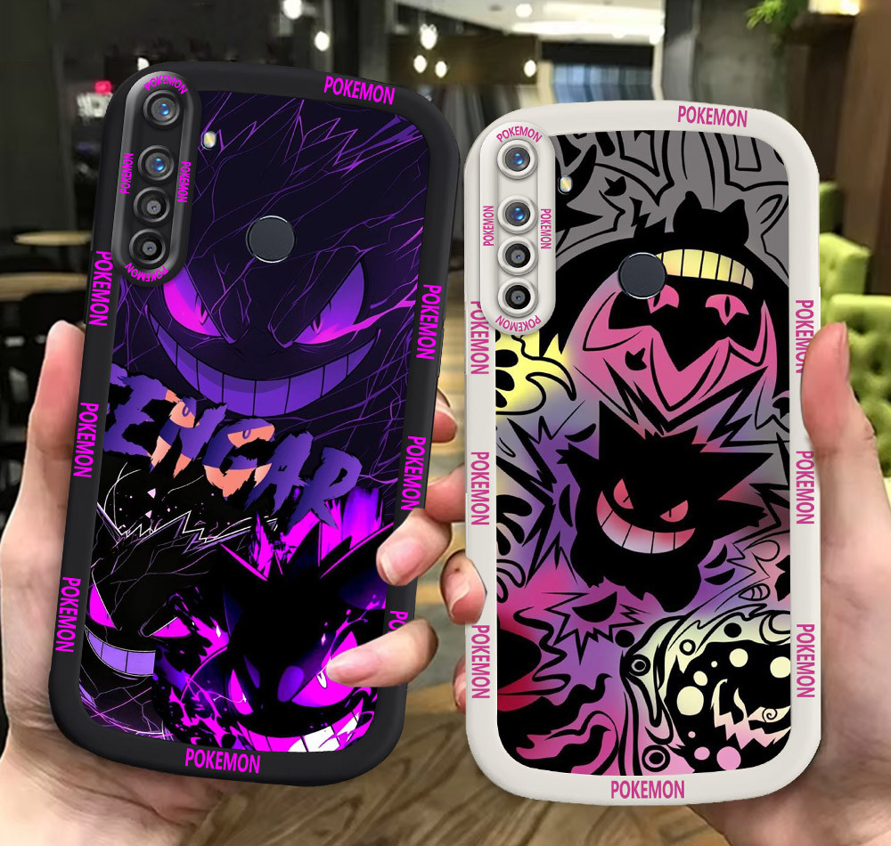 G21 Pokemon Gengar ขาวดำเคสโทรศัพท์หรับ Realme Narzo 5i 20A 5 10A 5s 10 ปก