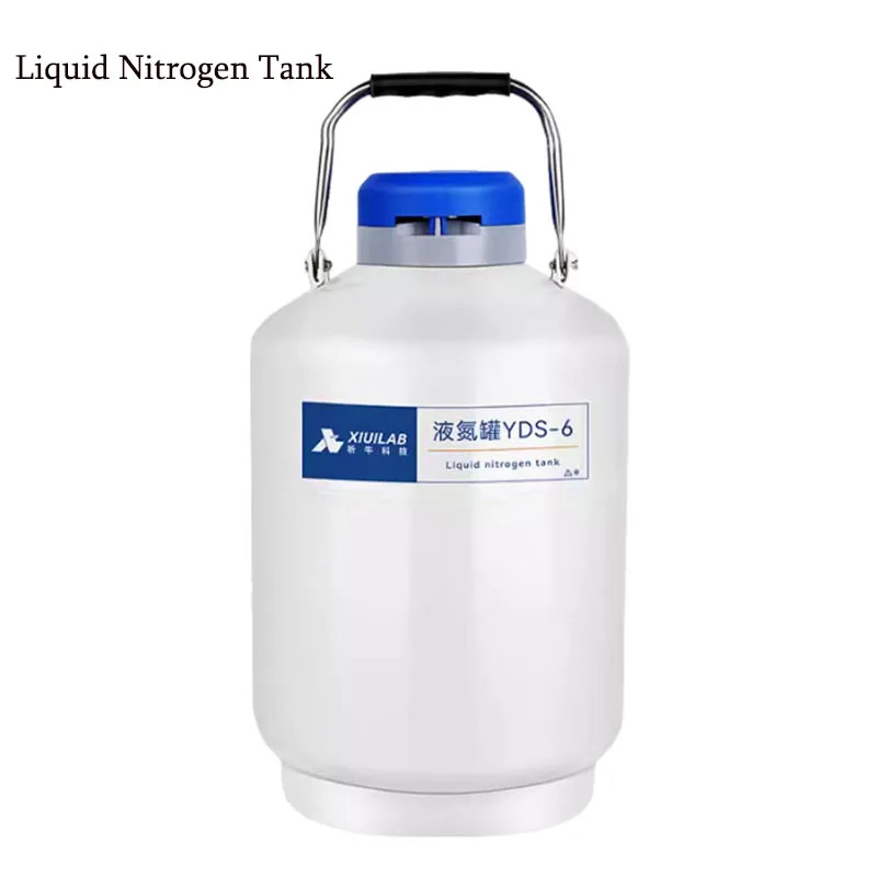 YDS-20 Liquid Nitrogen Tank Container 3/6/10/15/20L Cryogenic Tank Ice Cream Liquid Static Cryogeni