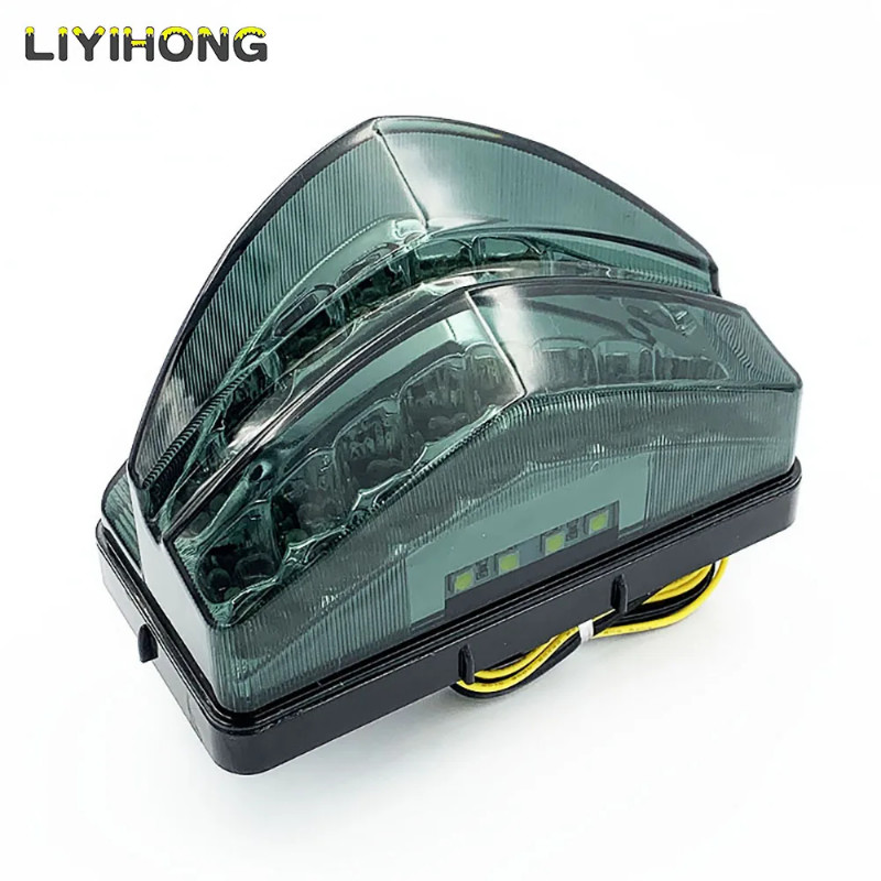 For Honda CBR600F4i CBR 600 F4i 2001 2002 2003 Chrome Rear Tail Light Brake Turn Signals Integrated