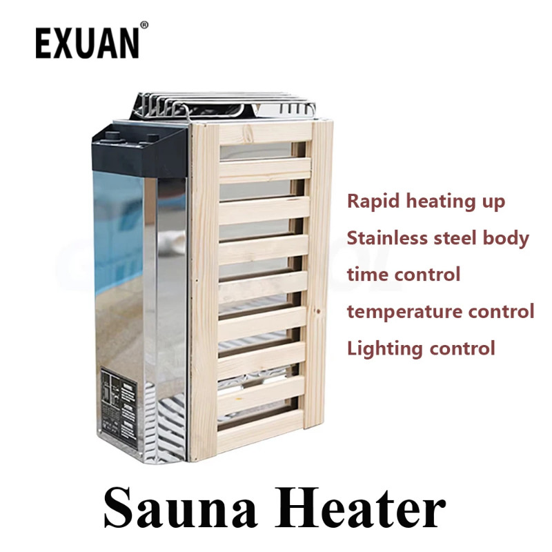 3KW/3.6KW Sauna Heater 220V Sauna Steam Generator Home Use Heating Furnace Room Dry Equipment Inter