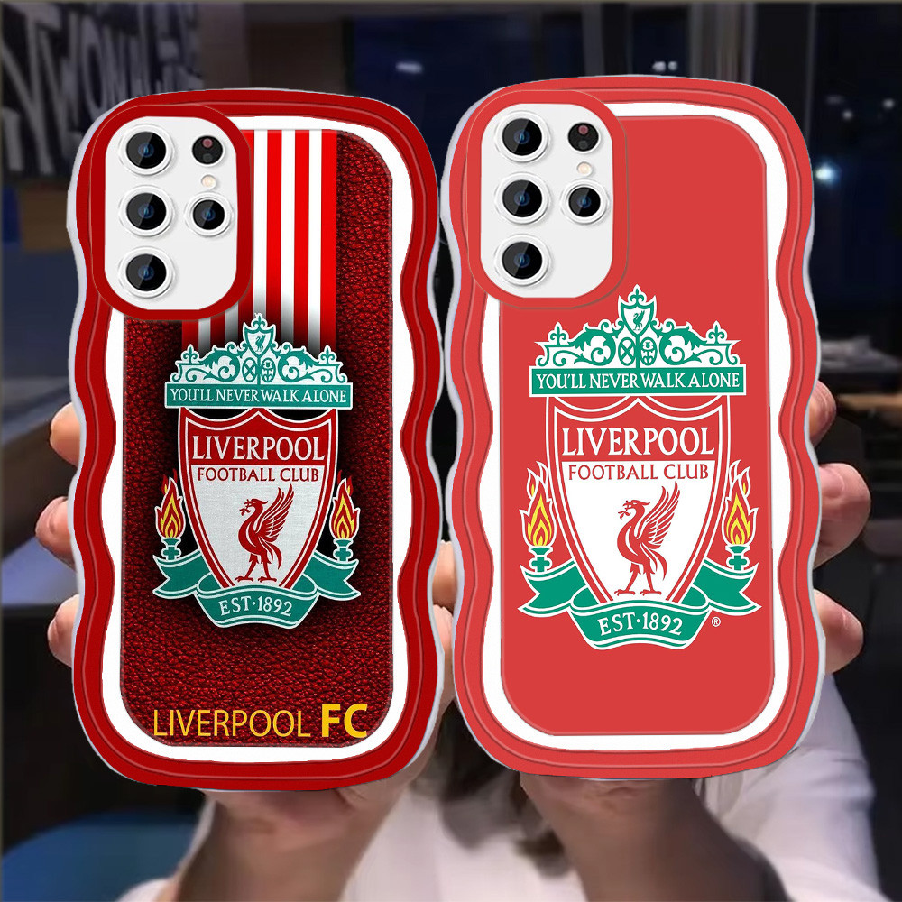 S-27 Liverpool Casing สําหรับ Samsung S22 S25 S21 S20 Plus Ultra FE TPU โปร่งใส