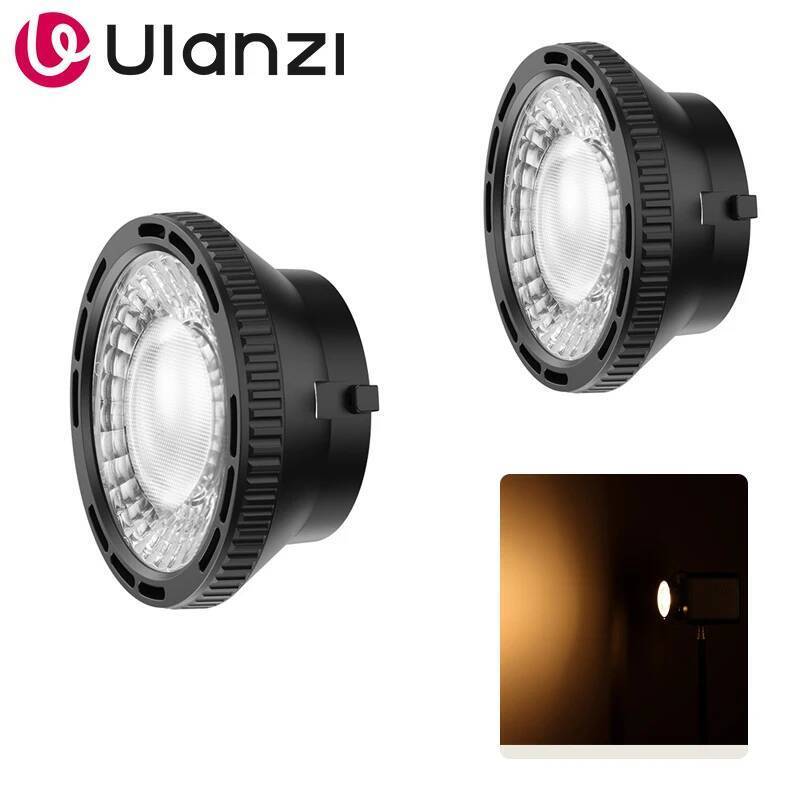 เลนส์คอนเดนเซอร์การถ่ายภาพแสงคอนเดนเซอร์ Mini Bowens Mount สําหรับ 40W PRO RGB 100W 65W COB Light