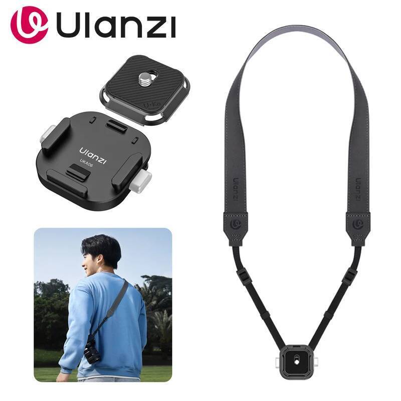 UKA06 Uka Quick Release แผ่นคอสายคล้องไหล่เข็มขัดสนับสนุน F38 สําหรับ Canon R5 R7 R8 R50 Sony ZVE10 