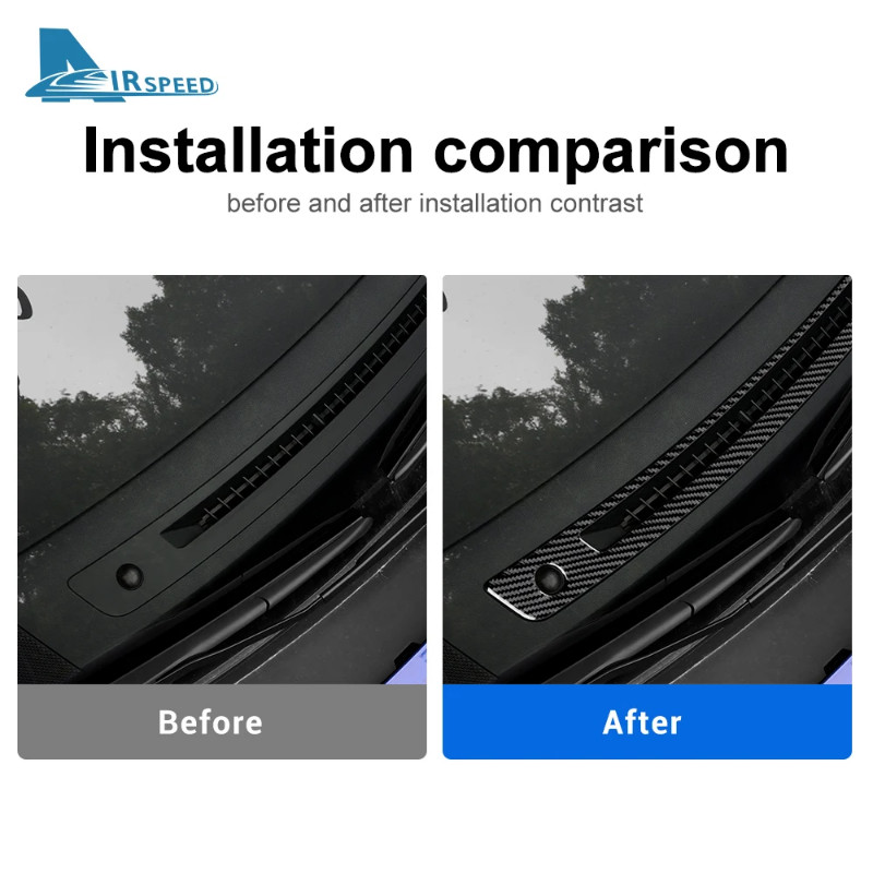 Real Soft Carbon Fiber Sticker For Subaru BRZ Toyota GR86 2021 2022 2023 2024 Center Console Defogg