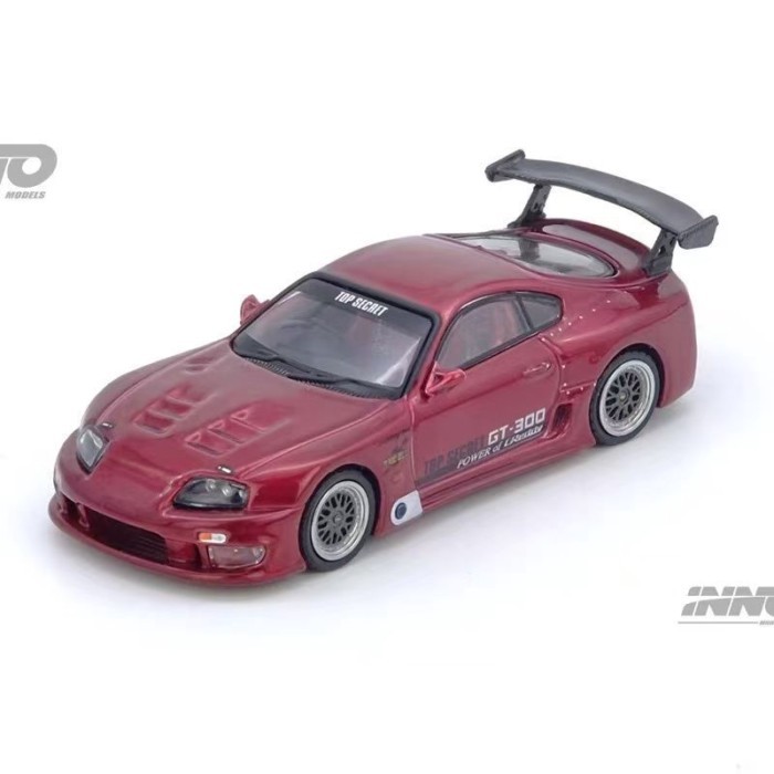 INNO 1: 64 TOYOTA Speedmaster TOYOTA SUPRA (A80) TOP SECRET โมเดลรถอัลลอย