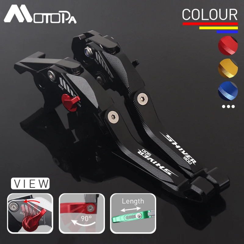 For Aprilia SHIVER 900 SHIVER900 2017-2020 Motorcycle SHIVER900 Adjustable CNC 5D aluminium Brake C