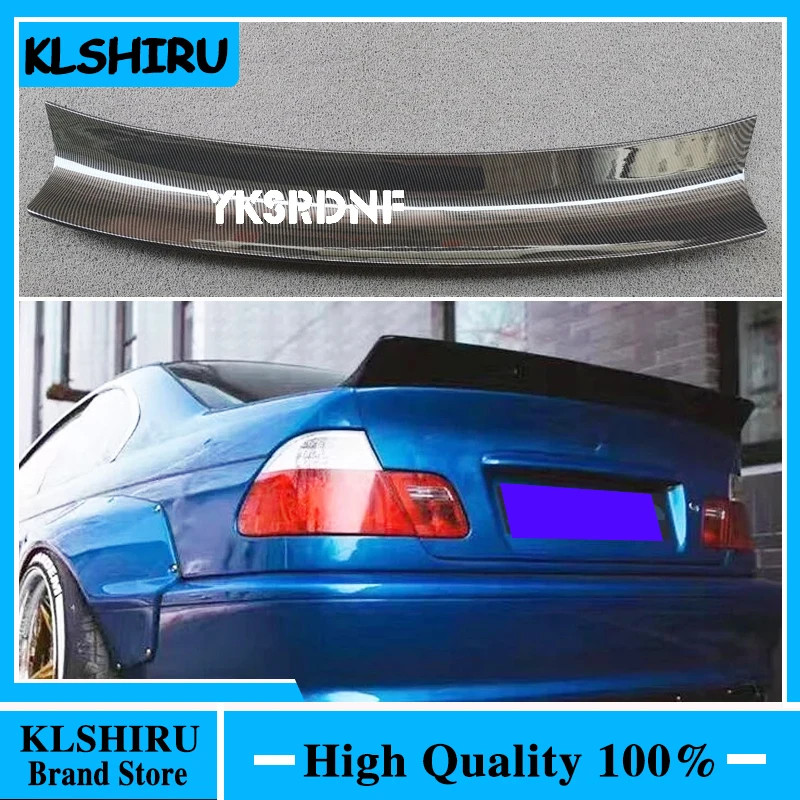 New Car Rear Trunk Spoiler Lip Boot Wing Lip For BMW E46 Sedan 4-Door Model 1999-2006 Tail Rear Spo