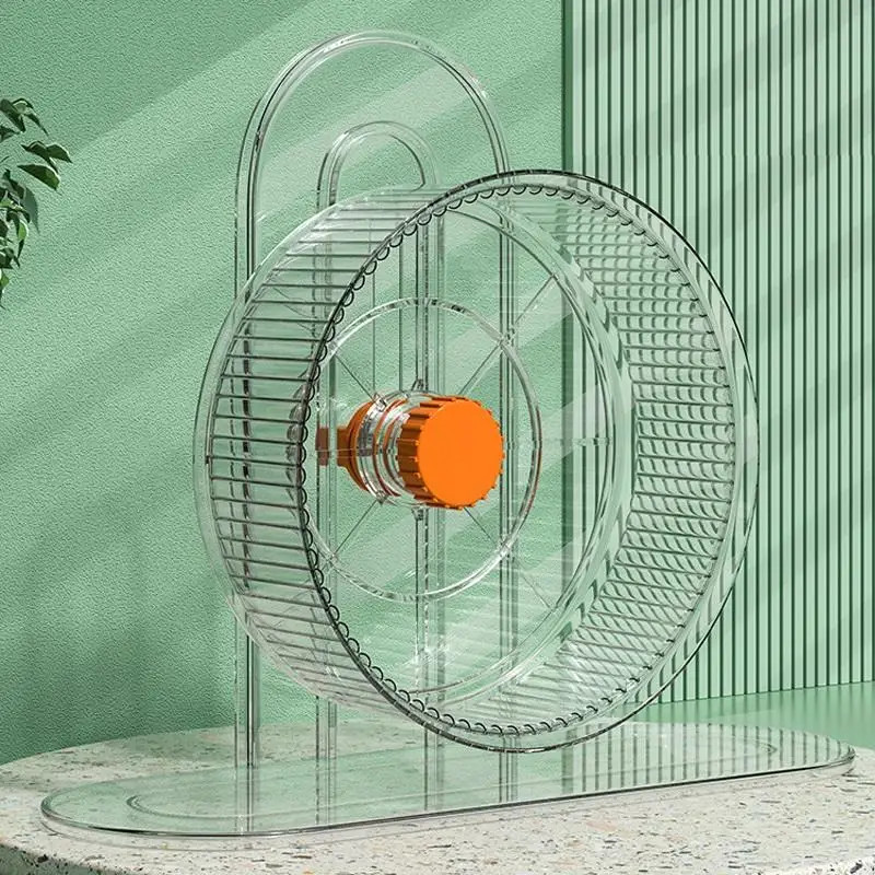 Hamster Running Wheel Silent Belt Bearing Golden Bear Hamster Toy Supplies Running Ball Cage Roller