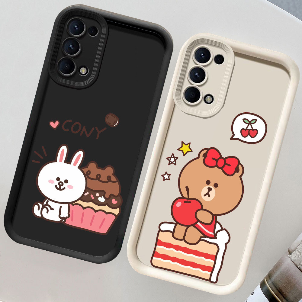 CH38 Hot Friends Soft Casing สําหรับ OPPO F19 A72 A95 A92 F19s A52 เคสป้องกัน
