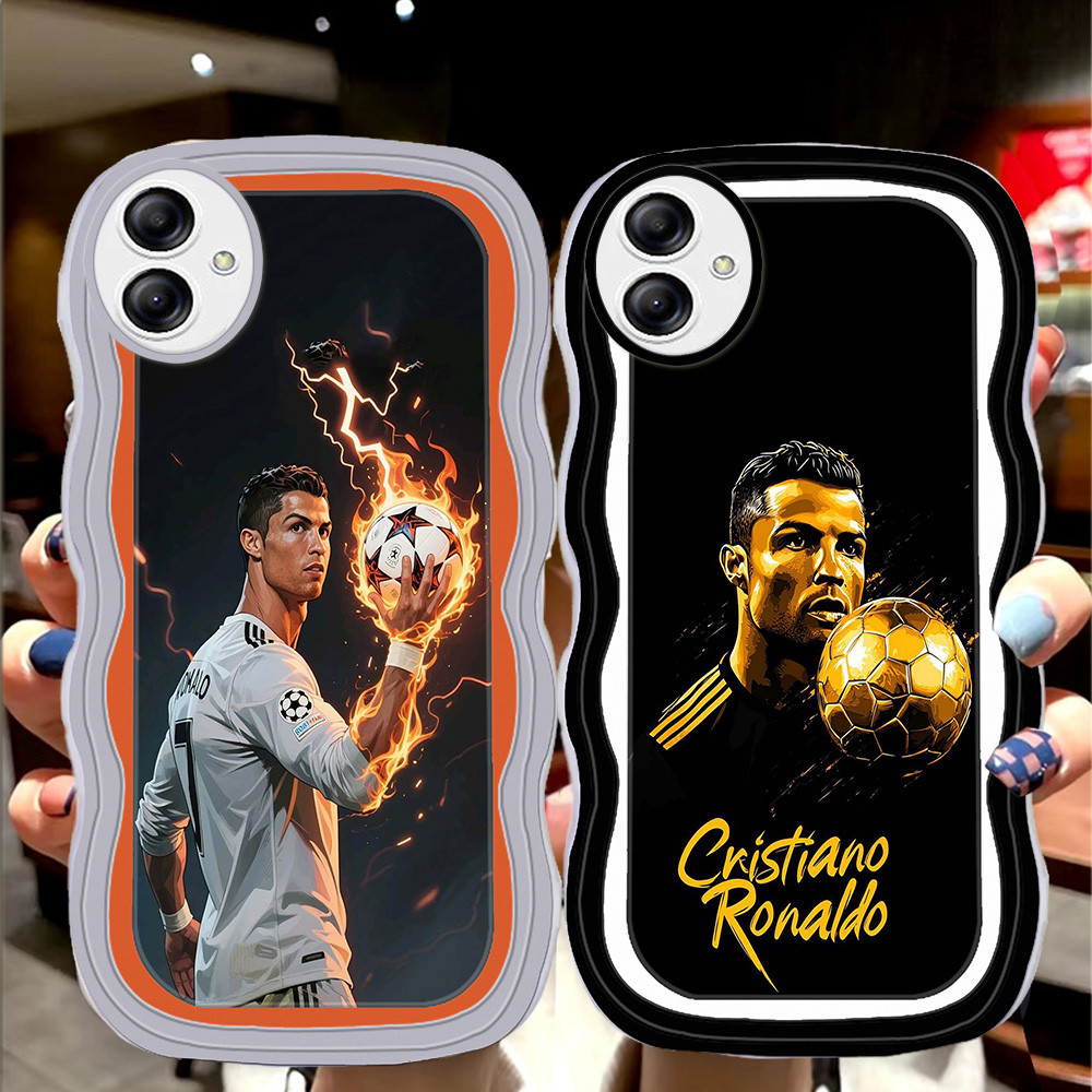 S-9 Ronaldo สําหรับ Samsung A05 A04E A03S A07 A05S A06 A04 A03 Core TPU โปร่งใส