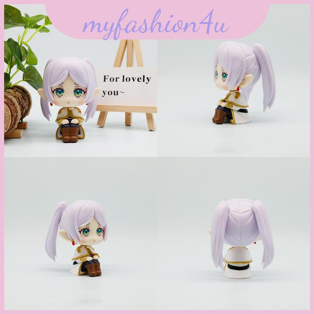 นั่ง Frieren Pvc ตุ๊กตาสําหรับตกแต่งบ้านสํานักงาน