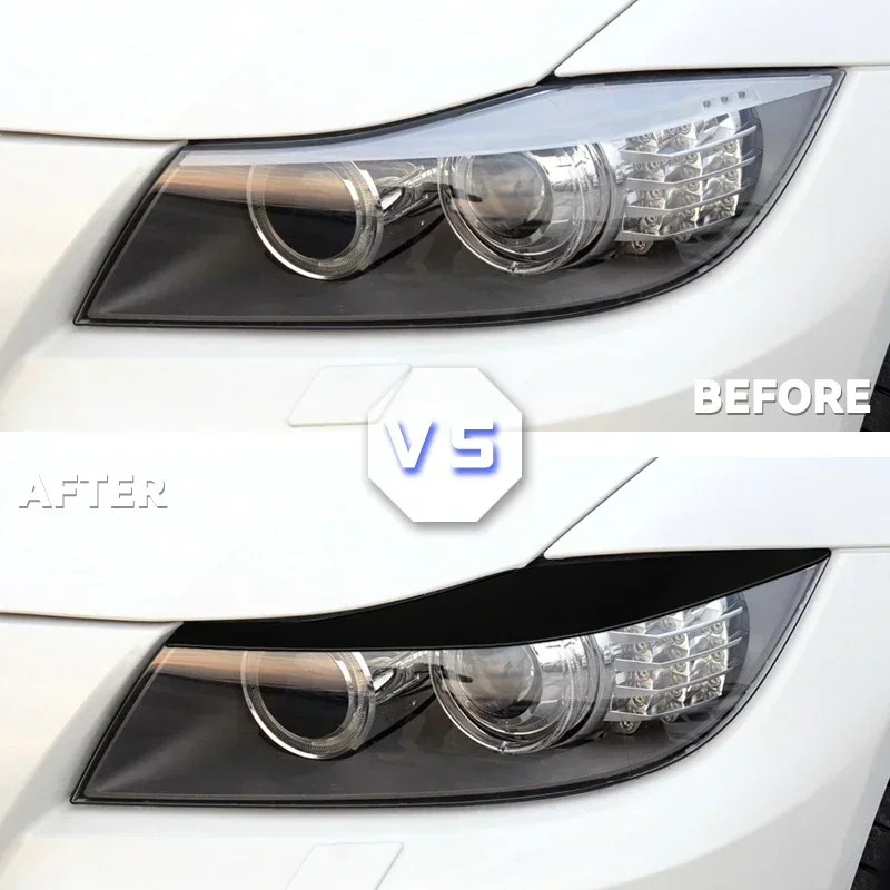 For BMW 3 Series E90 E91 2005 2006 2007 2008 2009 2010 2011 Sedan / Touring Stickers ABS Gloss Blac