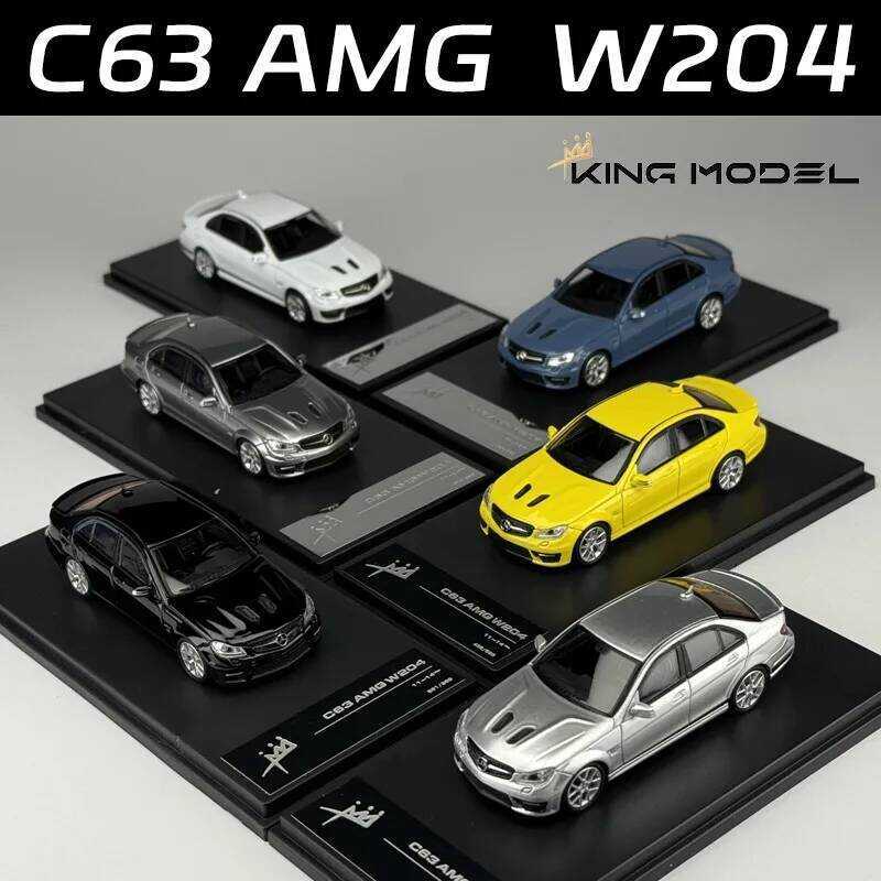 C King Model 1/64 C63 AMG W204 New Spot Goods Collection Edition Alloy Die Casting Festival Gift Bo