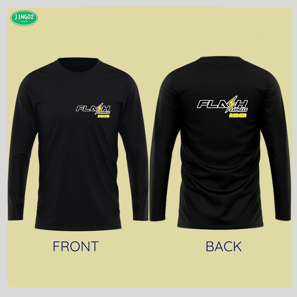 (J02)Flash Express Rider Long Sleeve Black Uniform