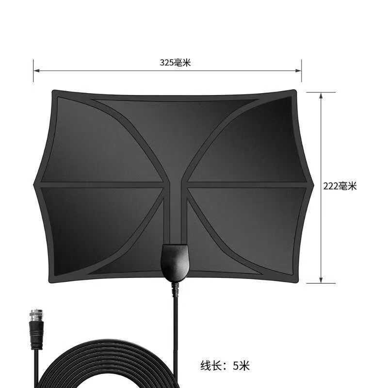 ขายร้อนเสาอากาศ HDTV ที่ขายดีที่สุด Mini HD เสาอากาศทีวีดิจิตอล DVB-T2 เสาอากาศคลื่นกราวด์