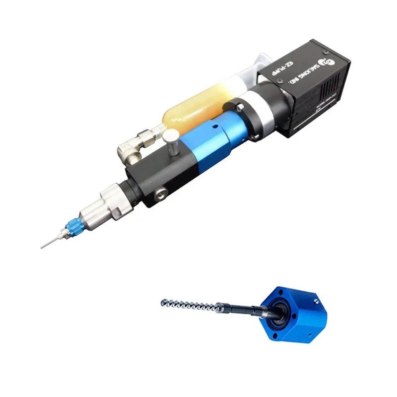 Glue Dispensing Valve Screw Pump For Epoxy Resin / AB Glue / UV Glue