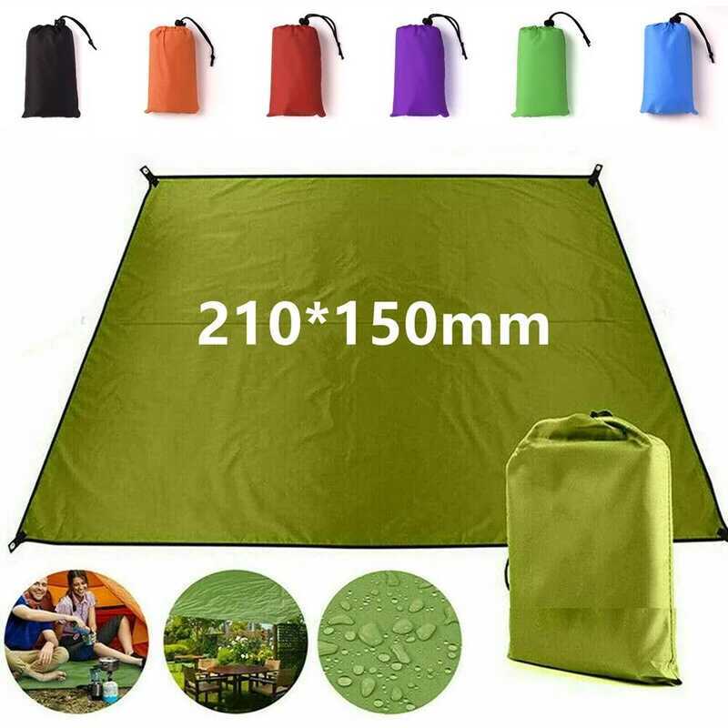 C Tent Tarp Rain Sun Shade, Moc Shelter, Camping Survival Sun Shelter, Picnic Awning Cover, Waterpr