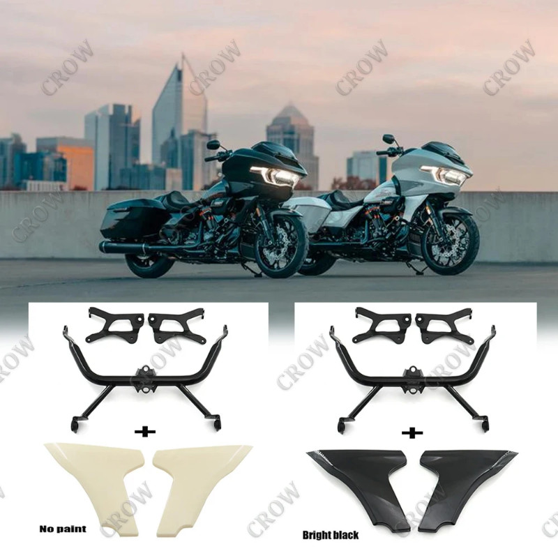 Motorcycle Accessories Side Fairing Panel Support Bracket Kits For Harley Touring CVO Road Glide ST