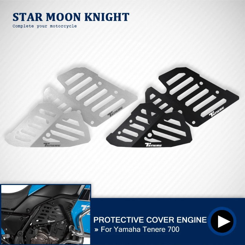 Engine Cover Guard Motor Protective Cover Throttle Cam Protector Crap Flap For Yamaha Tenere 700 Te