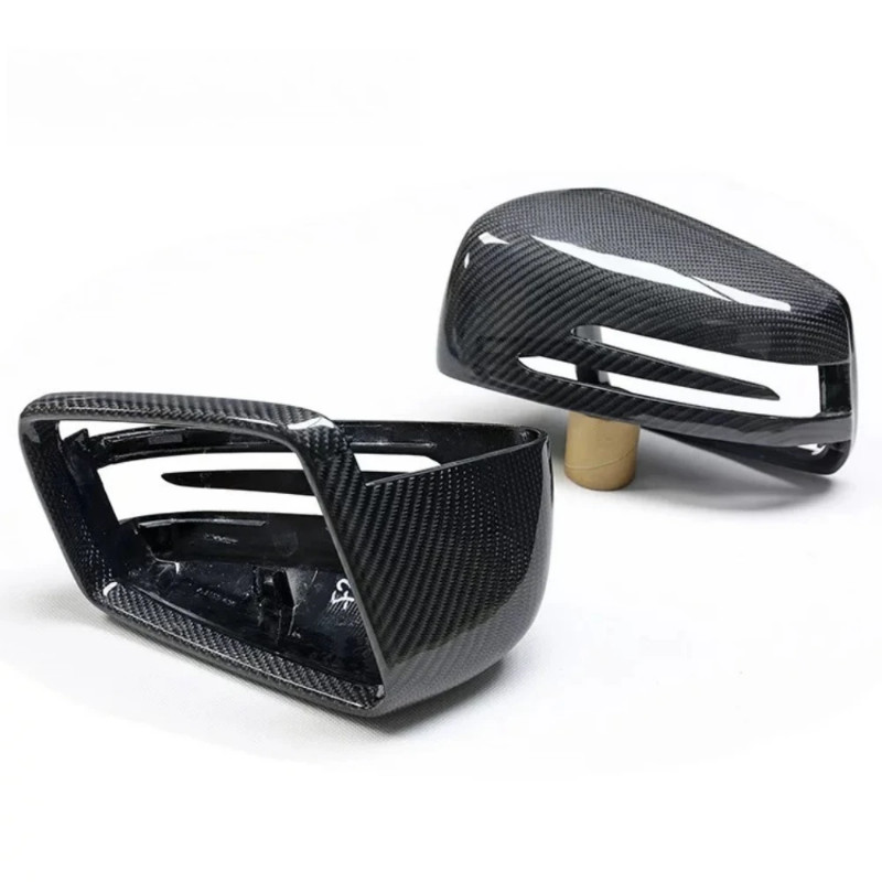 for Mercedes Benz W176 W246 W204 W212 W221 C117 X204 X156 Replacement Real Carbon Fiber or Black Re