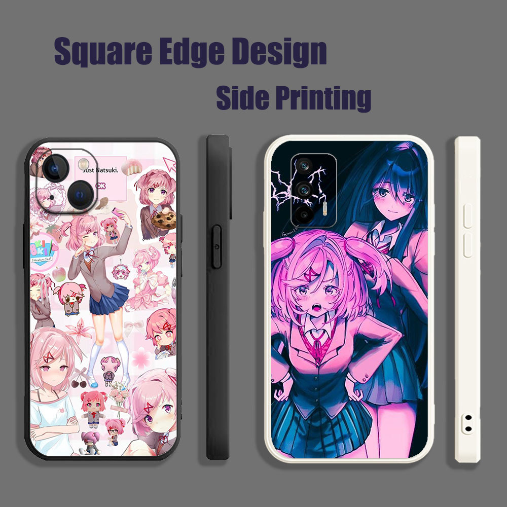 ปลอกสําหรับRealme C11 C12 C15 5 5i 5s C21Y 6i doki dokiวรรณกรรมClub natsuki Yuri BOW11 เคสโทรศัพท์สแ