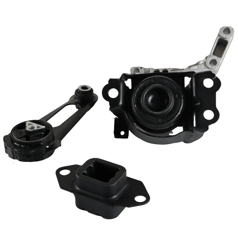 3PCS Engine Motor Trans Mount Set 11360-1HC0B 11210-1HS0A 11220-1HA0B A7369 For Nissan Versa 1.6L 2