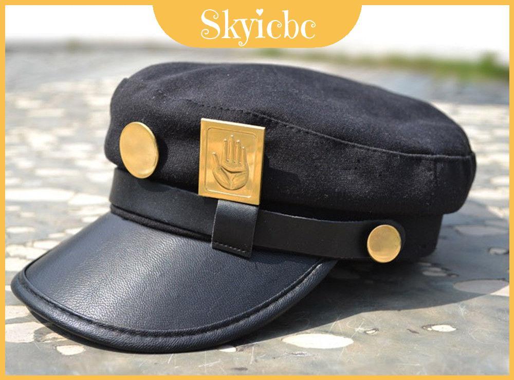 ออกแบบอะนิเมะคลาสสิก Jojos Bizarre Adventure Hat Jotaro Kujou Joseph Cap Army