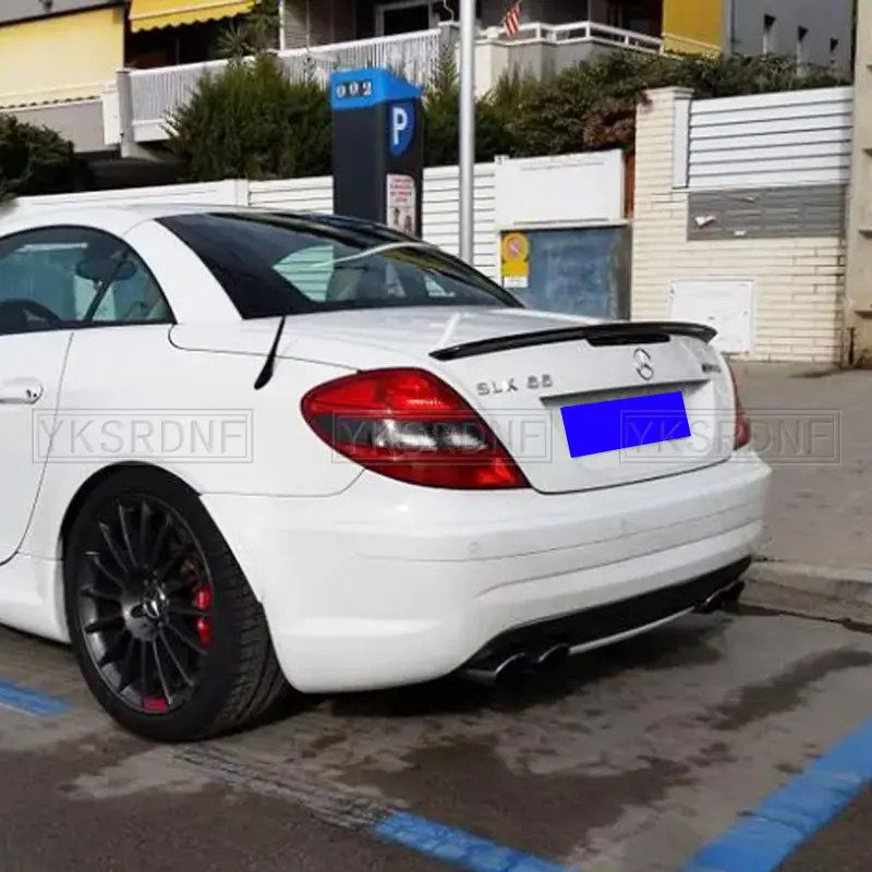 For Benz SLK R171 Rear Trunk Lip Spoiler Boot Wings For Benz SLK 200 SLK 35 Class R171 2005-2010 AB