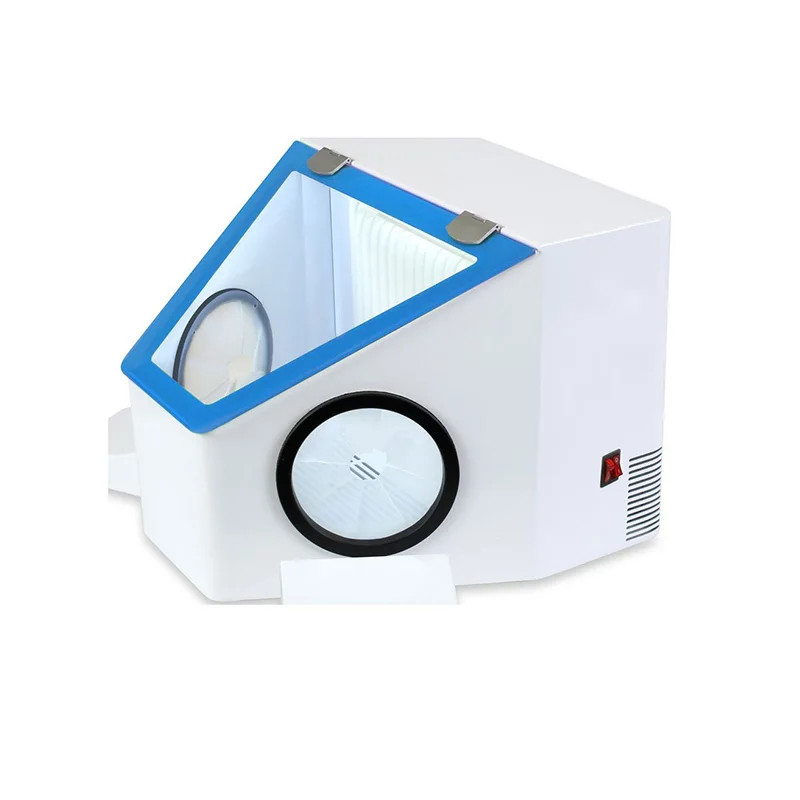 Dental Dust Box Lab Clinic Dust Collector Vacuum Dust Extractor Box Dental Sandblasting Protector B