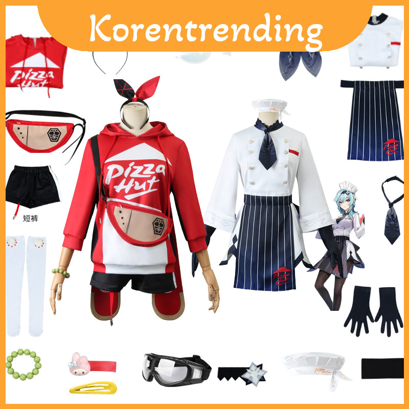 ชุดคอสเพลย์ Amber Eula จาก Genshin x Pizza Hut สำหรับปาร์ตี้