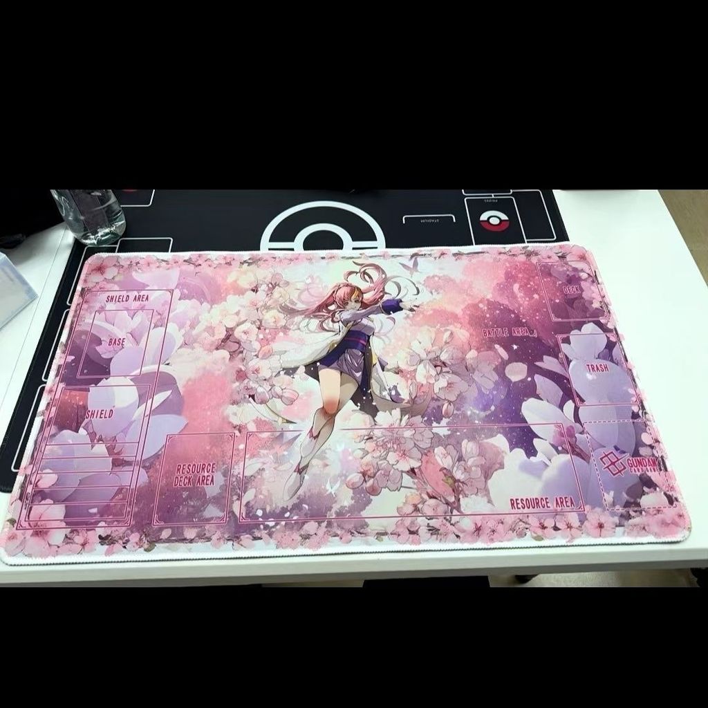 Gundam gcg Card Mat Single Mobile Suit Mat Lux HK Katu playmat การปรับแต่งยาง