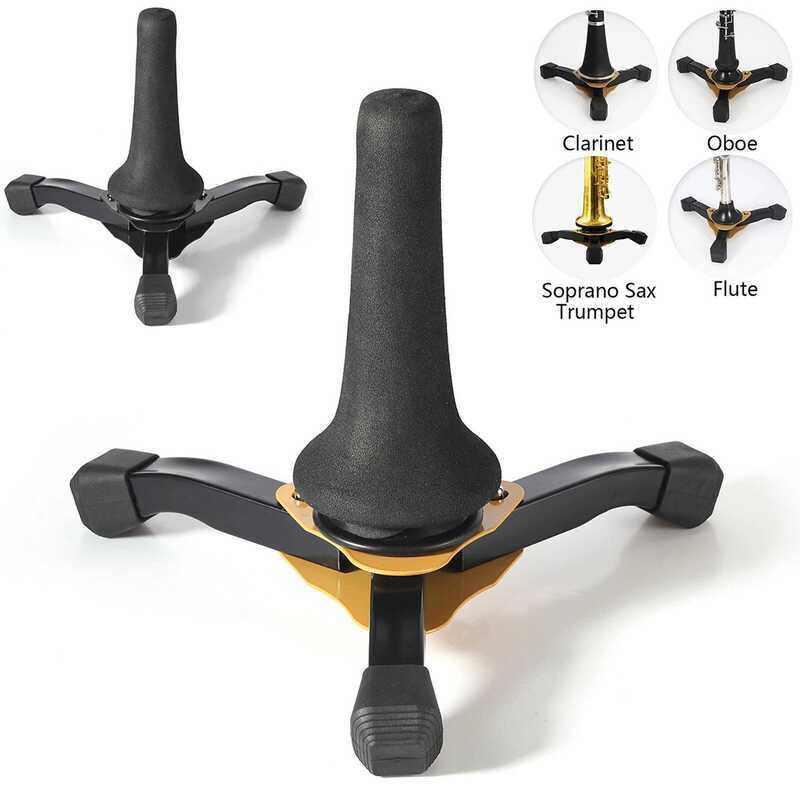C Tipod Stand Fo Tumpet Clainet Flute Oboe Sopano Saxophone Potable Stand Wind Instument Non-Slip L