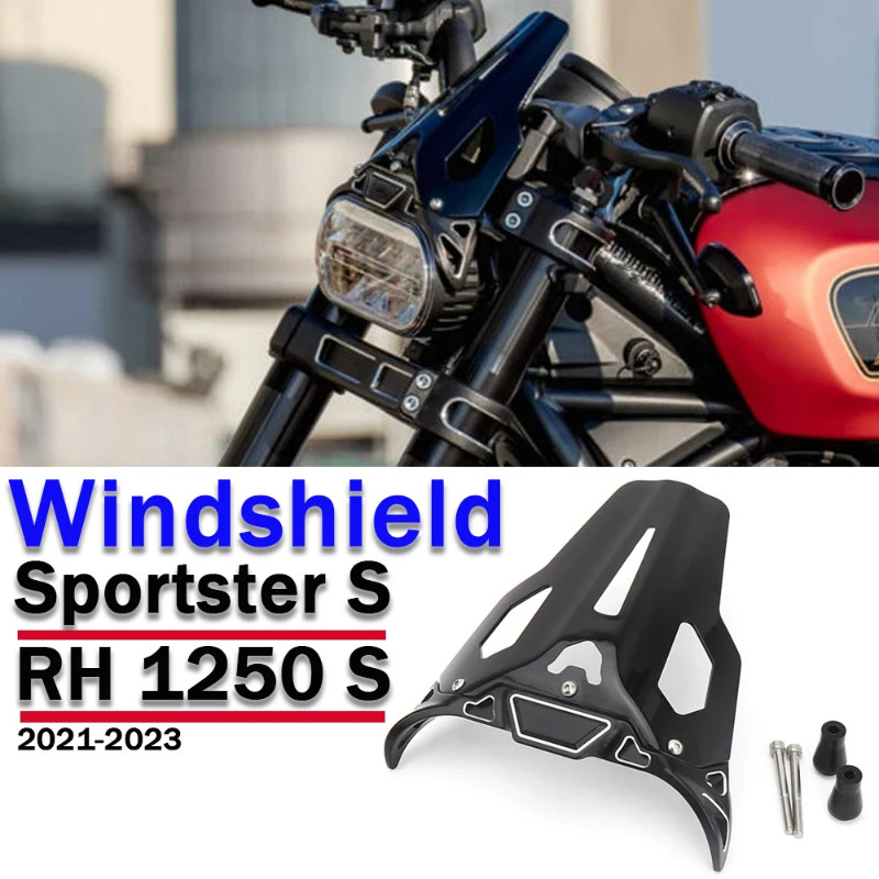For Sportster S 1250 RH1250S 1250 S 1250RH Motorcycle Windshield Fairing Screen Aluminum Acylic Win
