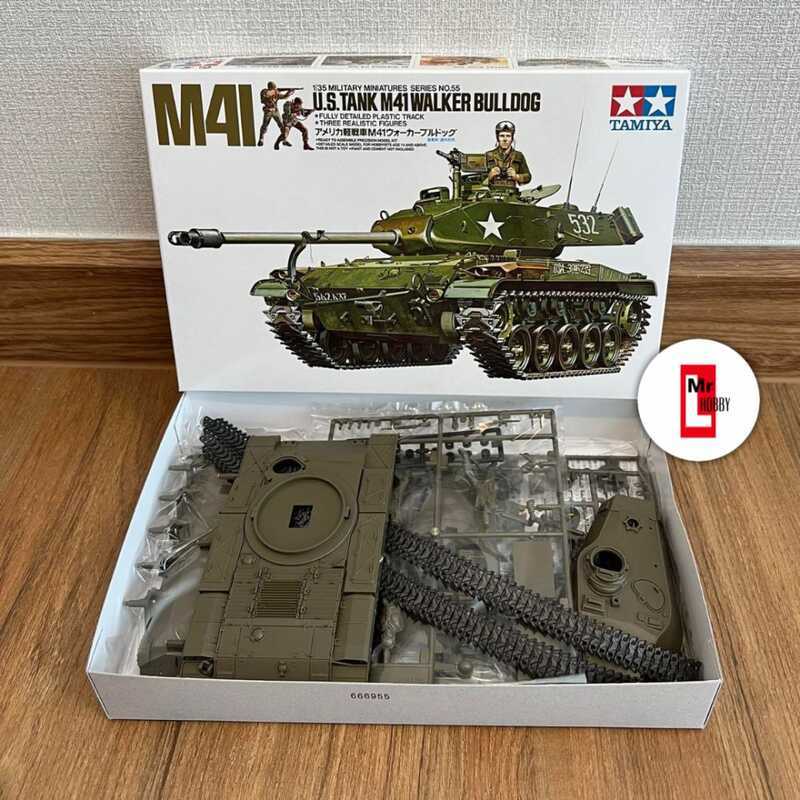 รถถังไฟรุ่น TAMIYA 35055 M41 WALKER BULLDOG 1/35