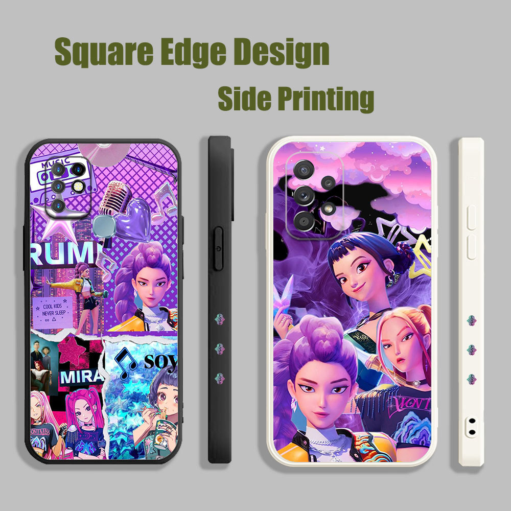 ปลอกสําหรับ Vivo Y91/Y93/Y91i/Y95 Y91C Y15A Y15S Y53 V11i Z3i S1 V21e Y76 Huntrix Kpop Demon Hunters