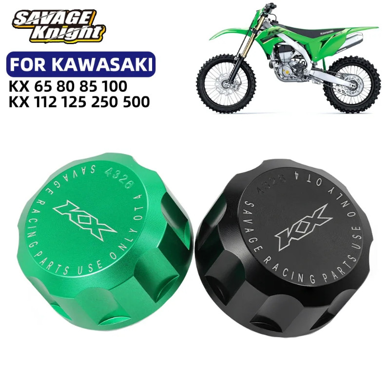 For KAWASAKI KX65 KX80 KX85 KX100 KX112 KX125 KX250 KX500 Rear Brake Fluid Reservoir Cover KX 250 1