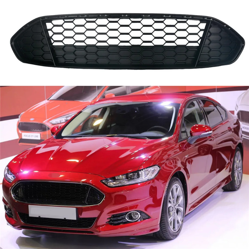 Modified For Mondeo Racing Grills For Mondeo Fusion MK2 MK3 2013 2014 2015 2016 Front Bumper Grille