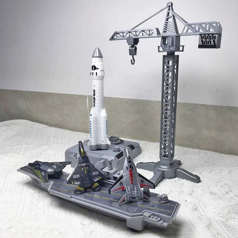 C Space Explorer Rocket Launcher Kit - Carrier Launcher And Spaceship Model Kit